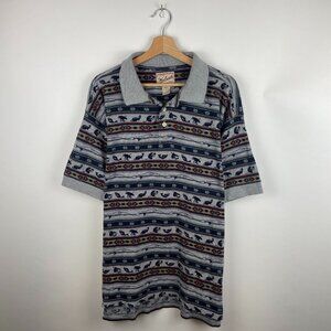 Vintage Woolrich Fishing Outdoorwear Polo Shirt